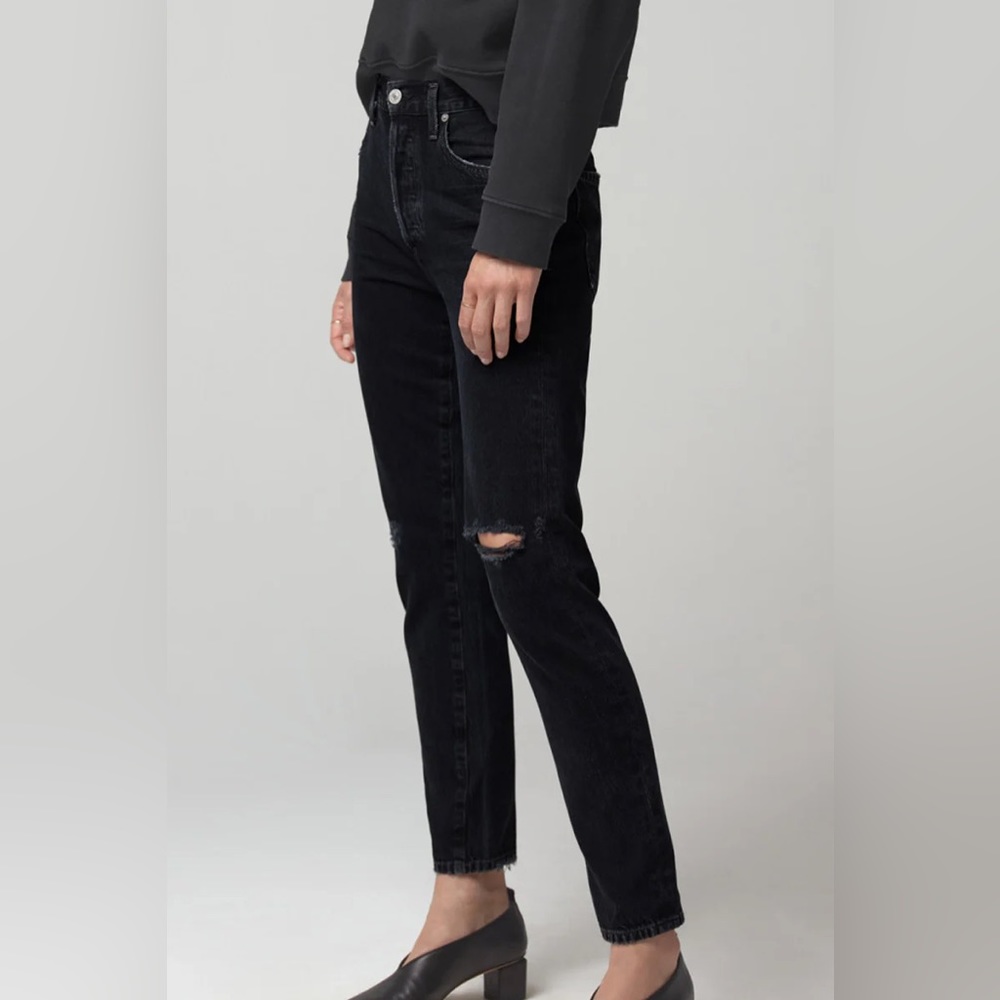 Aritzia Citizens of Humanity Liya Black Jeans